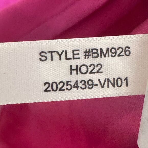 J. Crew Satin Top Size XS Pink Winter Garden NEW $89 - Picture 6 of 6